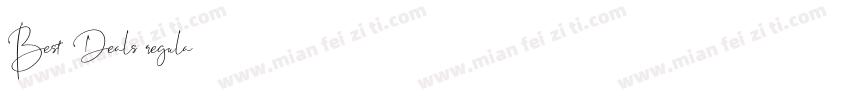 Best Deals regula字体转换